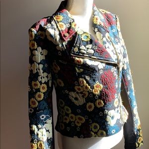Rachel Roy Floral Brocade Moro Jacket